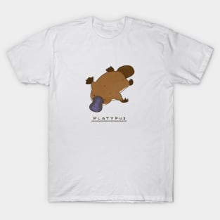 Adorable Platypus Swimming T-Shirt